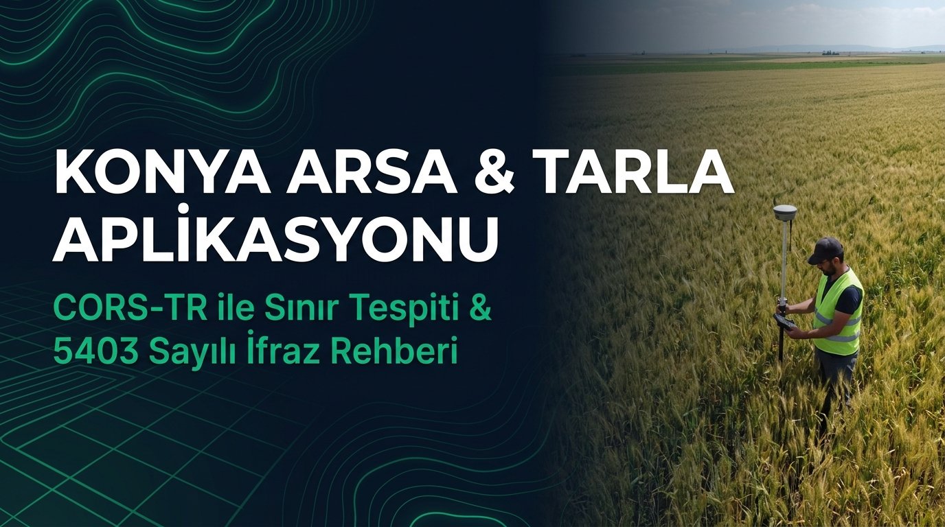 Konya Arsa & Tarla Aplikasyonu Sınır Tespiti Kapsamlı Rehberi (2026)