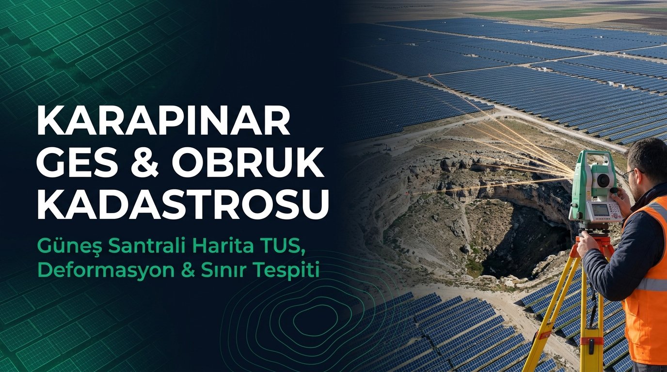 Konya Karapınar Güneş Enerji Santralleri (GES) & Obruk Kadastro Rehberi