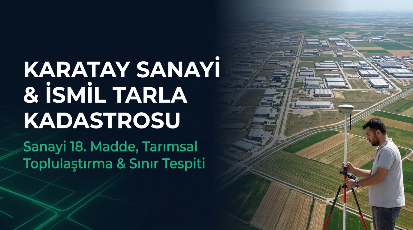 Konya Karatay Sanayi Siteleri & İsmil Tarla Kadastro Rehberi