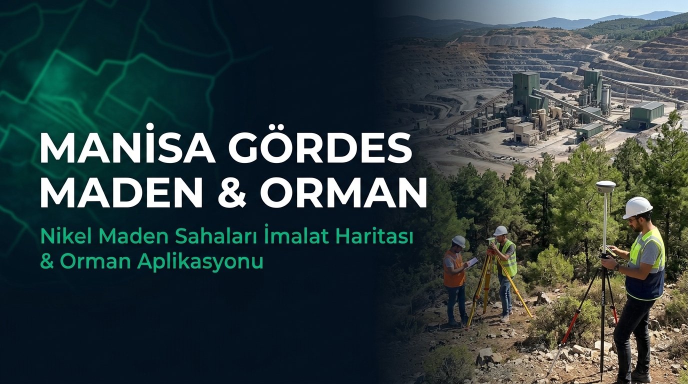 Manisa Gördes Harita Kadastro Rehberi: Nikel-Maden Sahaları İmalat Haritası ve Orman Kadastrosu