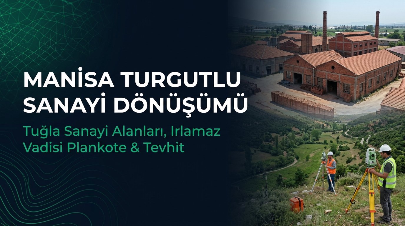Manisa Turgutlu Harita Kadastro Rehberi: Tuğla Sanayi Dönüşümü, Irlamaz Vadisi Plankote