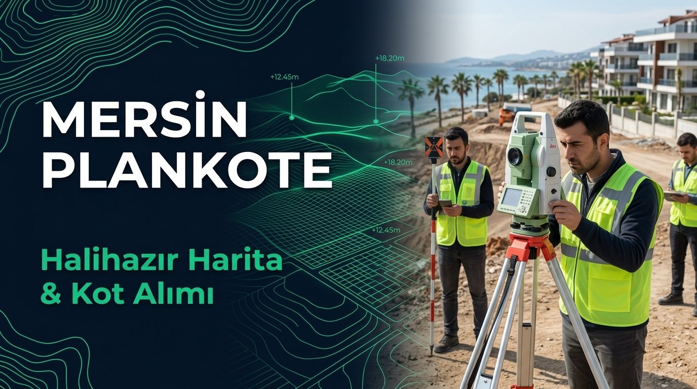 Mersin Plankote & Hâlihazır Harita Çizimi Rehberi: Toros Yamaçları & Kıyı 3D Modeli