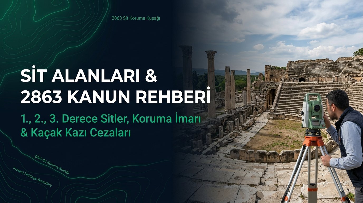 Sit Alanı Ne Demektir? 2863 Sayılı Kanun Koruma Amaçlı İmar Planı ve Kadastro Rehberi