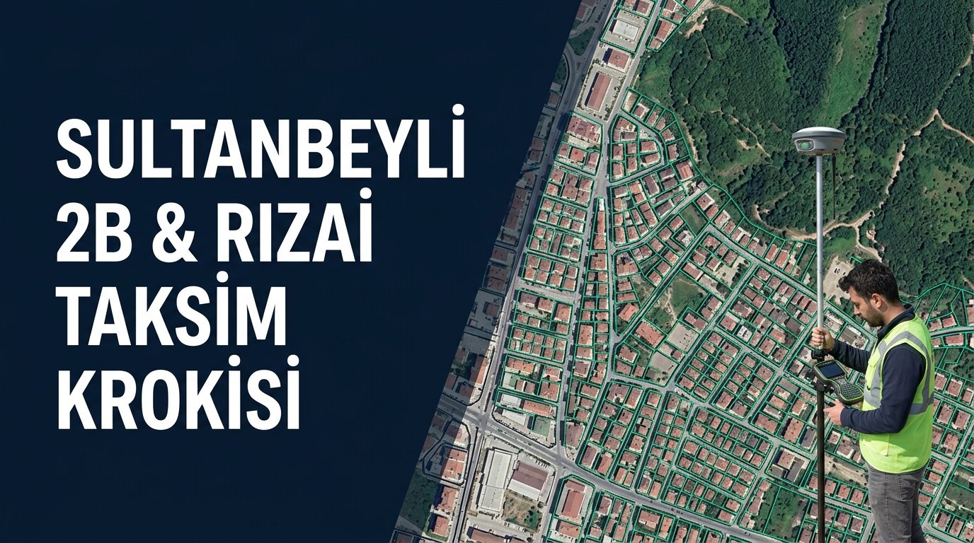 Sultanbeyli'de Hisseli 2B Orman Arazilerinde Zilyetlik Devri, Rızai Taksim ve Fiili Kullanım Krokisi