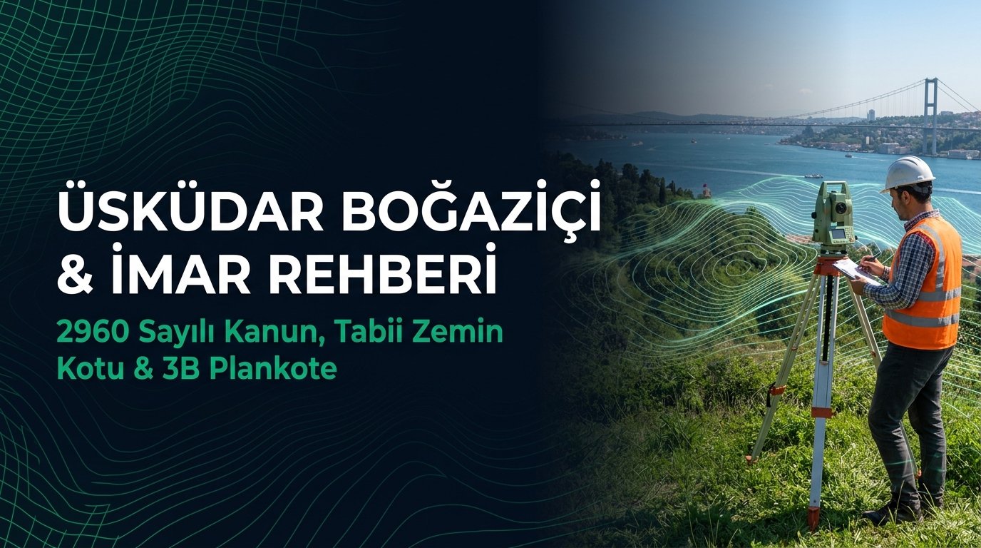 Üsküdar Boğaziçi Öngörünüm ve Geri Görünüm Bölgelerinde Harita Mühendisliği: 2960 Sayılı Kanun ve Tabii Zemin Plankotesi