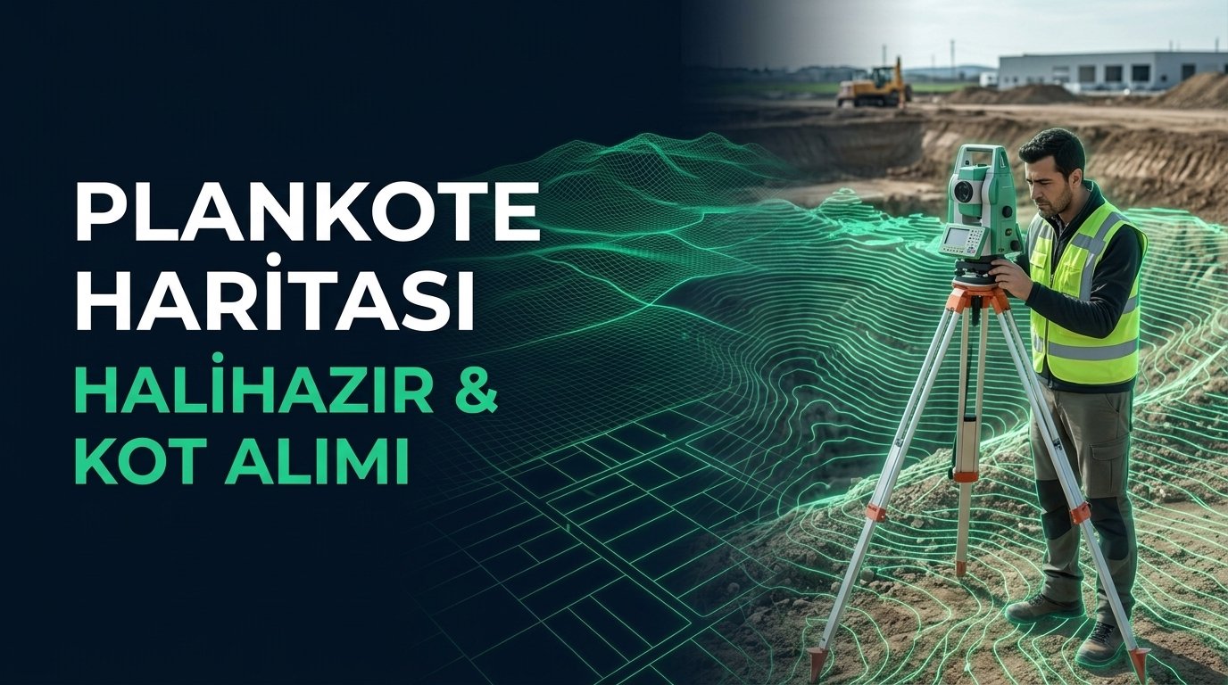 Plankote & Halihazır Harita Yapımı harita mühendisliği kadastro uygulaması