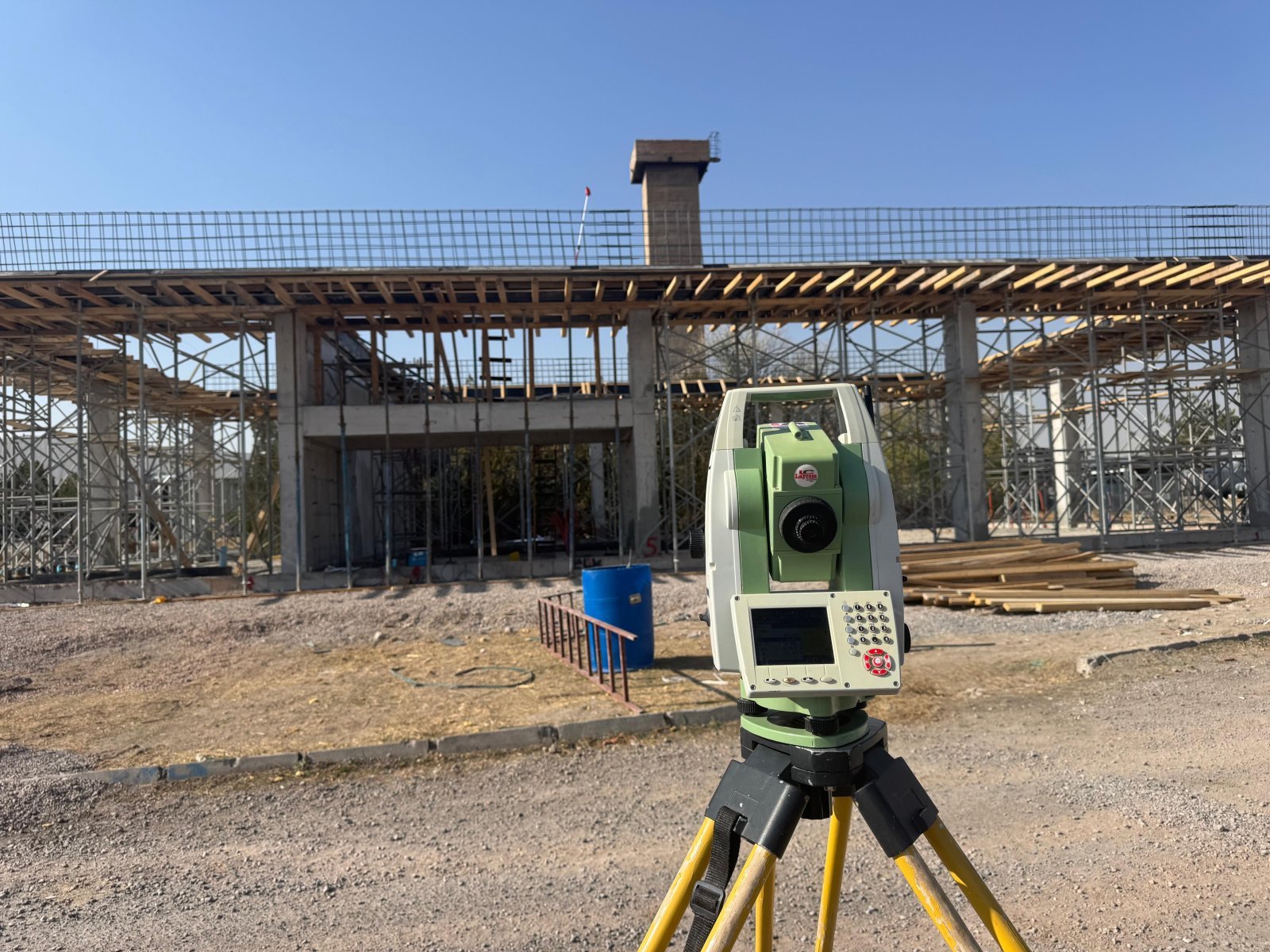 KRM & Taştekin Harita Kayseri Kaba İnşaat ve Kalıp İmalatlarında Total Station Kontrolü